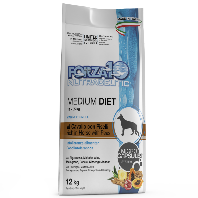 Forza10 Medium diet Konina z groszkiem